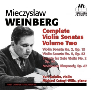 Weinberg - Violin Sonatas Vol 2 ryhmässä ME SUOSITTELEMME / Joululahjavinkki: CD @ Bengans Skivbutik AB (934549)