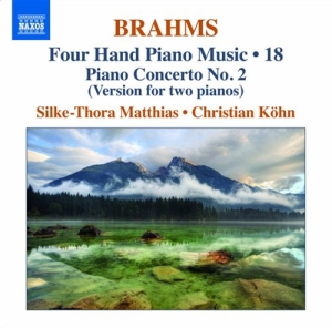 Brahms - Four Hand Piano Music Vol 18 ryhmässä Externt_Lager / Naxoslager @ Bengans Skivbutik AB (945547)