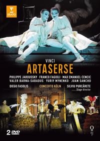 Diego Fasolis/Philippe Jarouss - Vinci: Artaserse ryhmässä Musiikki-DVD & Bluray @ Bengans Skivbutik AB (989396)