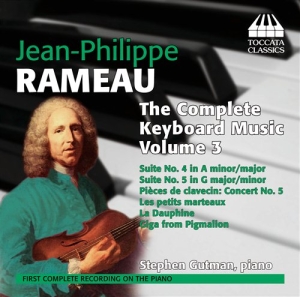 Rameau - Keyboard Music Vol 3 ryhmässä Externt_Lager / Naxoslager @ Bengans Skivbutik AB (997087)