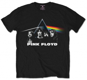 Pink Floyd DSOTM Band & Prism Black Mens T Shirt ryhmässä Merch T-shirts / T-shirt Kampanj @ Bengans Skivbutik AB (V-2628292)