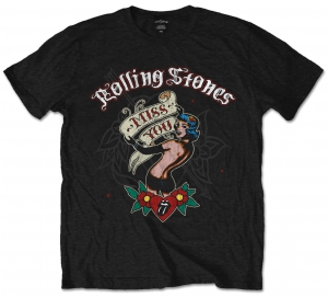 Rolling Stones Miss You Black Mens T Shirt ryhmässä Merch T-shirts / T-shirt Kampanj @ Bengans Skivbutik AB (V-2628369)