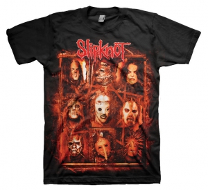 Slipknot Rusty Face Mens Black T Shirt ryhmässä Minishops / Slipknot @ Bengans Skivbutik AB (V-2628821)