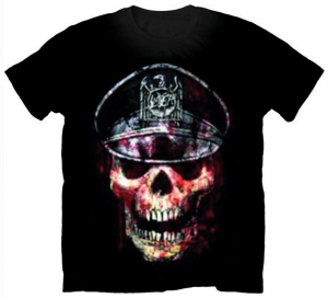 Slayer Skull Hat Mens T Shirt ryhmässä Merchandise @ Bengans Skivbutik AB (V-2628834)