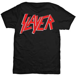 Slayer Classic Logo Men's Black T Shirt ryhmässä Merchandise @ Bengans Skivbutik AB (V-2628857)