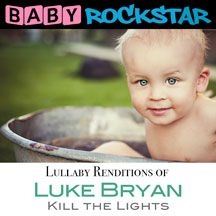 Baby Rockstar - Luke Bryan Kill The Lights: Lullaby ryhmässä CD @ Bengans Skivbutik AB (1733999)