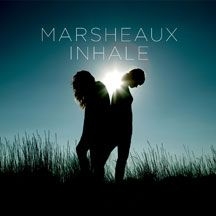 Marsheaux - Inhale (Blue And White Half & Half ryhmässä VINYYLI @ Bengans Skivbutik AB (1818096)