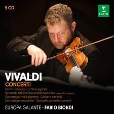 Fabio Biondi - Vivaldi: Concertos ryhmässä CD @ Bengans Skivbutik AB (2399457)