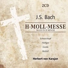 Schwarzkopf/Gedda/Höffgen/Karajan - Bach: H-Moll-Messe ryhmässä CD @ Bengans Skivbutik AB (3043050)