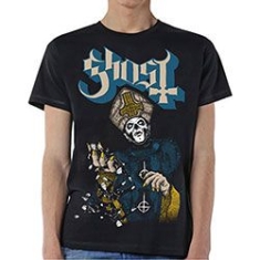 Ghost - GHOST MEN'S TEE: PAPA OF THE WORLD Size M. ryhmässä Minishops / Ghost @ Bengans Skivbutik AB (3586581)