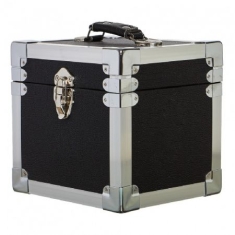 Vinyl Storage - 7 Inch 50 Record Carry Case - Black