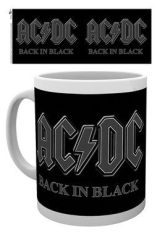 AC/DC - Back In Black Mug ryhmässä Minishops / AC/DC @ Bengans Skivbutik AB (3591834)