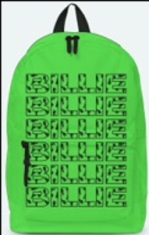 Billie Eilish - Classic Backpack Green - Billie