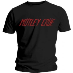 Mötley Crue - Mötley Crue unisex tee : Distressed logo