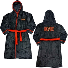 Ac/Dc - Logo Uni Bl Bath Robe: S