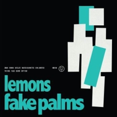 Fake Palms - Lemons (Aqua Blue & Black Swirl Vin