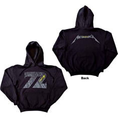 Metallica - 74 Seasons Charred Logo Bl Hoodie