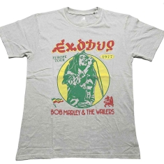 Bob Marley - 1977 Tour Uni Grey Dip-Dye