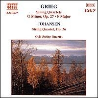 Grieg / Johansen - Stråkkvartett G-Moll Op 27  Op 35 ryhmässä CD @ Bengans Skivbutik AB (540780)