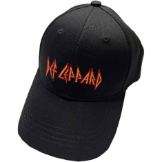 Def Leppard - Text Logo Bl Baseball C