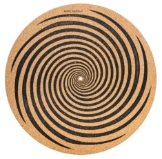 Vinyylitarvikkeet - Slipmat Spiral Cork