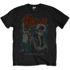 David Bowie - 1972 World Tour Uni Bl