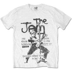 The Jam - 100 Club 77 Uni Wht T-Shirt