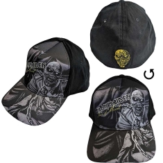 Iron Maiden - Piece Of Mind Greyscale Bl Baseball C