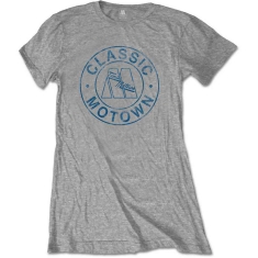 Motown - Classic Circle Logo Lady Grey