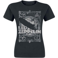 Led Zeppelin - Vintage Print Lz1 Lady Bl