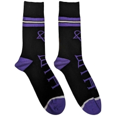 Him - Heartagram & Logo Uni Bl Socks (Eu 40-45