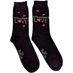 The Beatles - All You Need.. Uni Bl Socks (Eu 40-45)