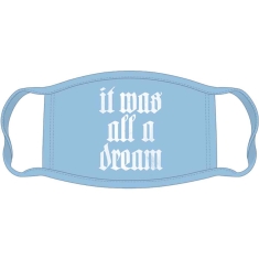 Biggie Smalls - All A Dream Lht Blue Face Mask