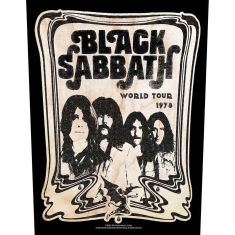 Black Sabbath - World Tour 1978 Back Patch