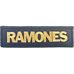 Ramones - Gold Logo Woven Patch