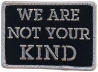 Slipknot - We Are Not Your Kind Stencil Woven Patch