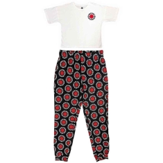 Red Hot Chili Peppers - Classic Asterisk Lady Wht/Bl Pyjamas: