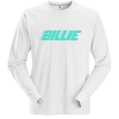 Billie Eilish - Racer Logo Fp Uni Wht L/S:  S