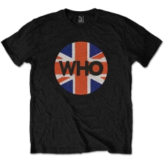 The Who - Union Jack Circle Uni Bl    S