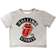 Rolling Stones - Tour 78 Lady Grey Crop Top: