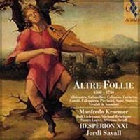 Savall/Hesperion Xxi - Altre Follie 1500-1750 ryhmässä CD / Klassiskt @ Bengans Skivbutik AB (554488)