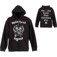 Motorhead - England Uni Bl Zip Hoodie