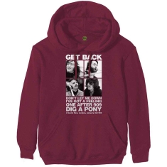 The Beatles - 3 Savile Row Uni Maroon Hoodie