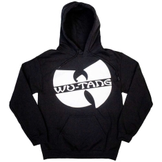 Wu-Tang Clan - Slanted Logo Mono Uni Bl Hoodie