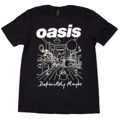 Oasis - Definitely Maybe Line Draw.. Bl T-Shirt