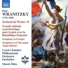 Czech Chamber Philharmonic Orchestr - Wranitzky: Orchestral Works, Vol. 8