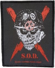 Stormtroopers Of Death (S.O.D.) - Patch Scrawled Lightning (9,9 X 7,9