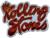 Rolling Stones - Patch Orange Logo (7 X 8,8 Cm)