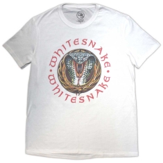 Whitesnake - Donnington Snake Uni Wht T-Shirt