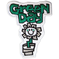 Green Day - Flower Pot Woven Patch